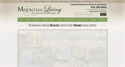 Desktop Screenshot of mtnlivingfurniture.com